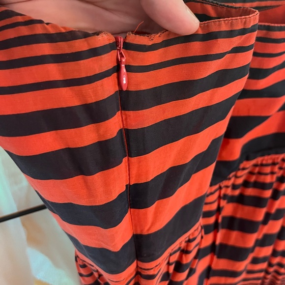 EUC Red/Navy Stripe Maxi Dress - Picture 3 of 7